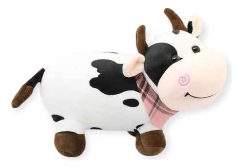 Vaquita De Peluche Paliacate Rosa Suave Juguete De 30cm
