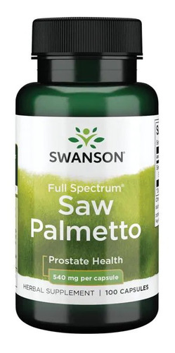 Saw Palmetto Swanson / 540mg / 100 Capsulas