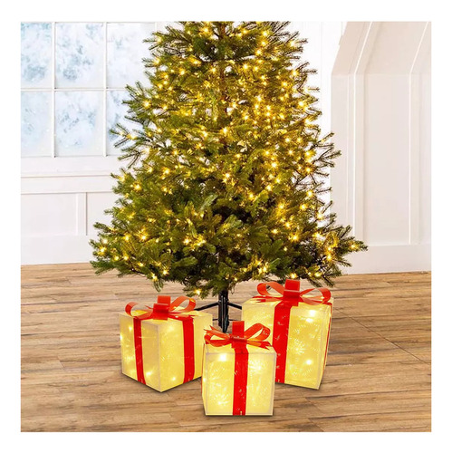 Caixa/conjunto De Presente De Iluminação De Natal De 3 Peças