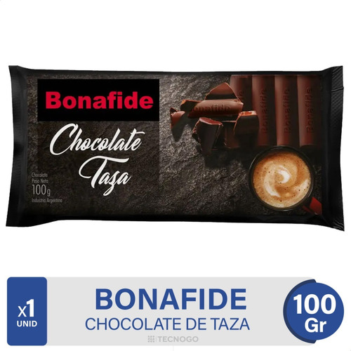 Chocolate Taza Bonafide 100g Tableta X1 Unidad Reposteria 