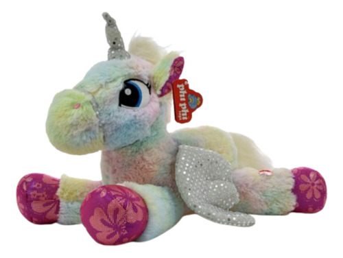 Unicornio Peluche Con Alas Se Mueven Phiphi Toys La Plata