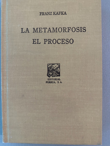 Libro La Metamorfosis, El Proceso De Franz Kafka