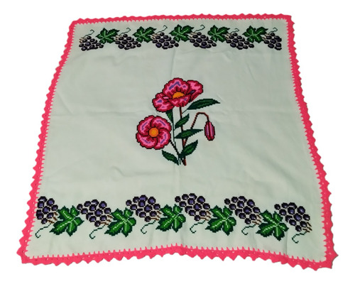 1 Servilletas Artesanales Oaxaqueñas Bordada A Mano Tejido .