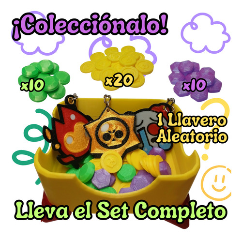 Set Omega Caja De Colección Para Brawl Stars Temática Game