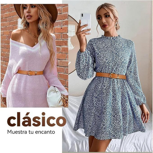 2 Pcs Cinturón De La Mujer Para Jeans Vestido,moda Hebilla