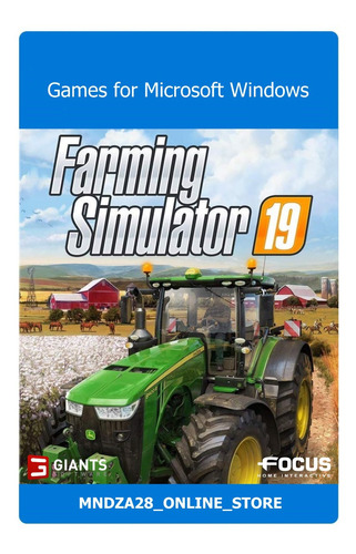 Imagen 1 de 6 de Farming Simulator 19 Platinum Juego Para Pc En Físico