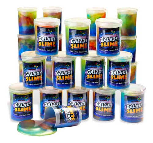 Neliblu - 12 Pack Galaxia Slime 1.5 X3- Surtido Qtl7r