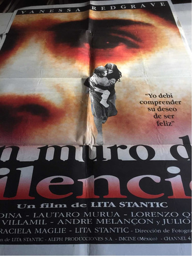 Poster Un Muro De Silencio Julio Chavez Lautaro Murua 1993