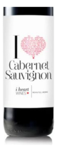 Pack De 2 Vino Tinto I Heart Cabernet Sauvignon 750 Ml