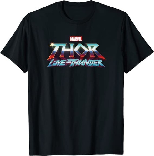 Camiseta Marvel Thor Love And Thunder, Negro, S