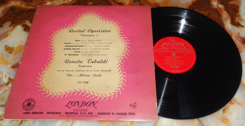 Renata Tebaldi / Erede - Recital Operístico - Vinilo Arg.