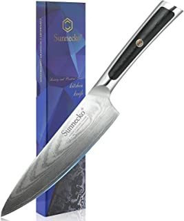 Cuchillo De Cocina Japonés Vg-10 De 8 Pulgadas, 6,5 PuLG Cch