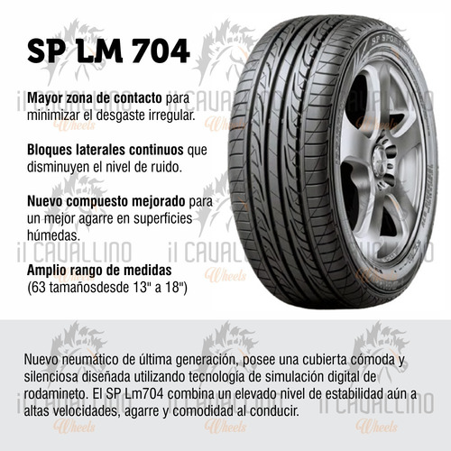 Neumatico Dunlop Lm704 Sport 215 60 R16 95h Cavallino