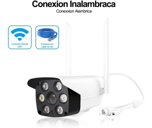 Imagen 6 de 10 de Camara Ip De Seguridad Wifi Exterior Inalambrica Hd 1080p