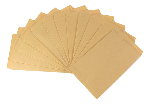 200 Sobres De Papel Kraft Para Escribir Cartas Postales