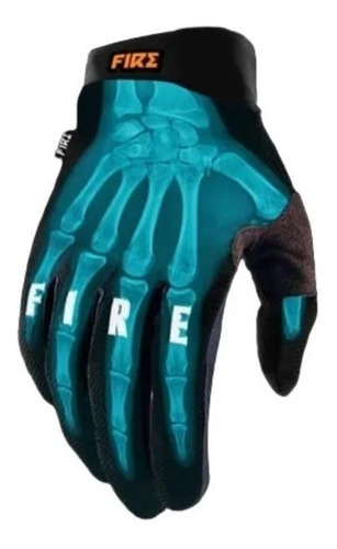 Guantes Mx Fire Bone  Gloves -allmotors Online-