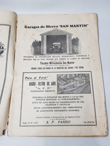 Imagen 4 de 9 de Antigua Revista Mundo Ford 1931 Automovilismo Mag 58581