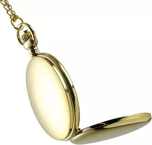 Oro Reloj Bolsillo Con Colgante Para Trajes Peaky Blinders