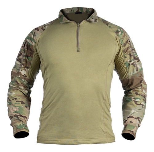 Camisa Playera Táctico G4 Manga Larga Codal Juego Militar