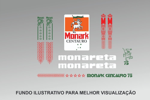 Adesivo Para Monark Monareta 1975 - Frete Grátis