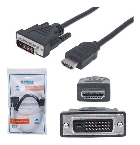 Cable Hdmi A Dvi Manhattan 1.8m 372503