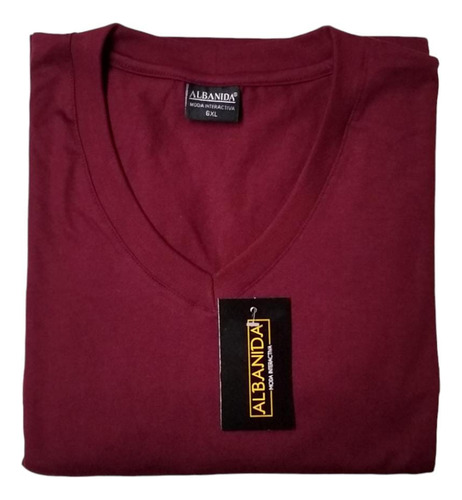 3xl,4xl,5xl,6xl Y 7xl En Cuello V Tallas Extras Color Liso