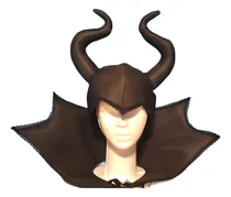 Comprar Disfraz Cotillòn Halloween Casco Y Cuello Malefica 2 (niñas)