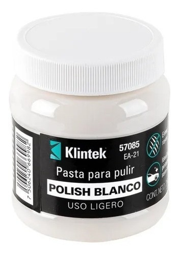 Polish En Pasta Blanco Grano Fino, Uso Ligero, Klintek 57085