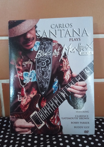 Dvd: Carlos Santana Plays Blues At Montreux 2004 (original) (Usado)