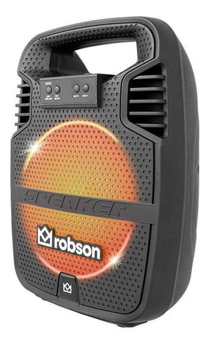 Bafle Robson 6.5 Speaker Bluetooth 4300w Luz Led Msa-8002 Negro