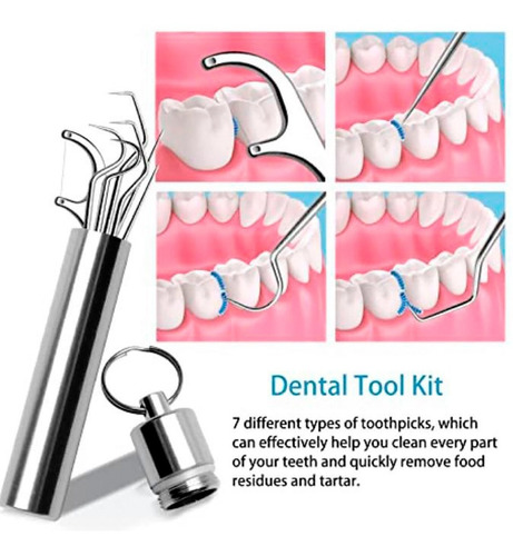 Kit De Limpieza Oral Profunda_ Acero Inoxidable Portátil_1pz