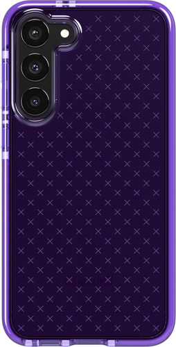 Funda Tech21 Evo Clear Para Galaxy S23 Plus Violeta