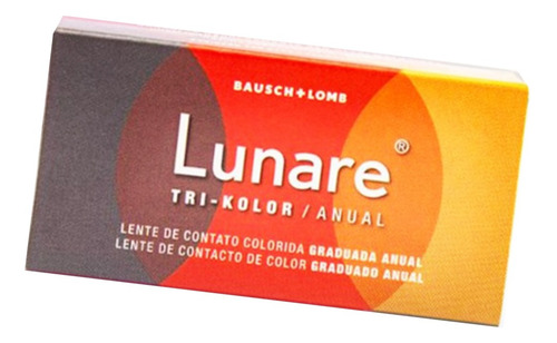 Lente De Contato Colorida Lunare Anual- Sem Grau + Brinde