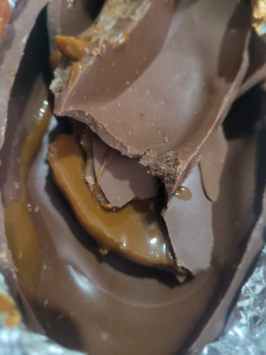 Dois Ovos Chocolate Meio Amargo Havanna Recheio Doce De Leit