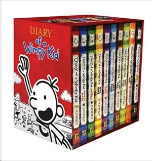 Libro Diary Of A Wimpy Kid Box Of Books (books 1-10 Original