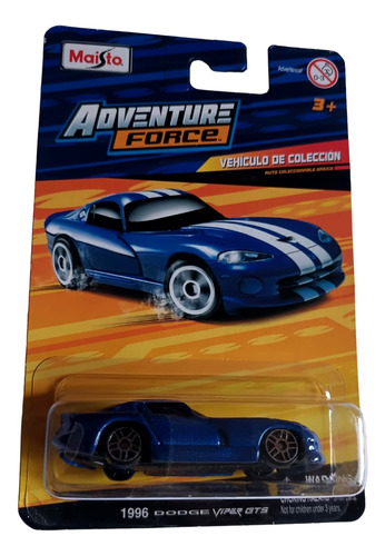 Carro Maisto Adventure Force - 1996 Dodge Viper Gts