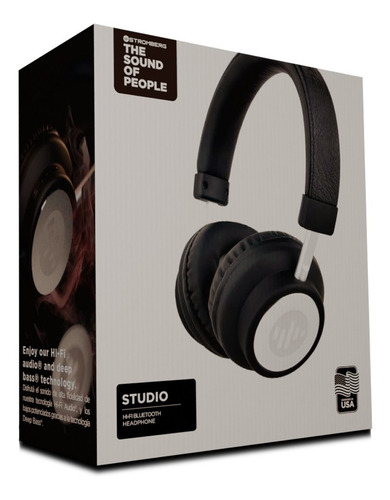 Imagen 8 de 8 de Auriculares Inalámbricos Stromberg Studio Negro Y Plata