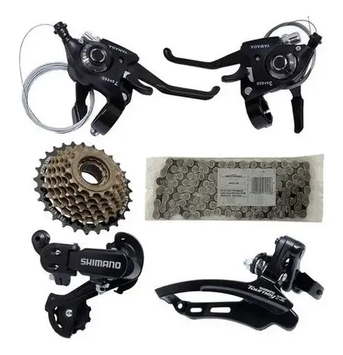 Kit 21 Velocidades Bicicleta Shimano Tourney Rapid Fire