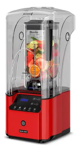 Licuadora De Escudo Silencioso Comercial De 2200 W, Bat...