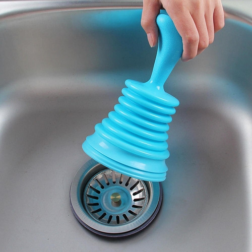 Imagen 6 de 10 de Sopapa Bacha Cocina Destapa Pileta Bañera Con Fuelle Succión
