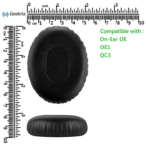 Almohadillas Bose On-ear Oe1 - Geekria, Piel Proteica, Negra