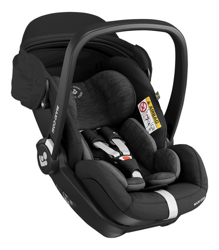 Carrinho De Bebê De Paseio Travel System Maxi-cosi Adorra Cinza Com Chassi De Cor Preto