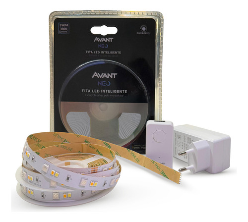 Fita Led Interna Ip20 Smart Wifi Neo 5wm 2700k-6500k Avant