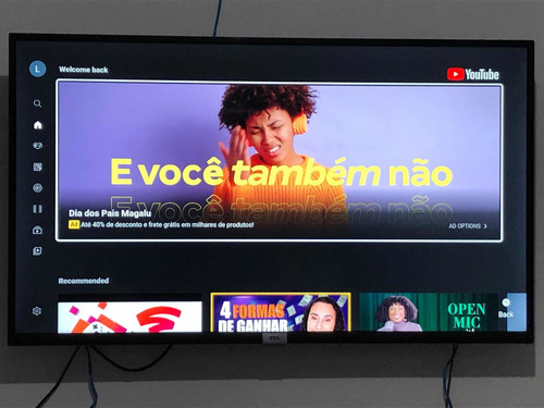 Imagem 1 de 3 de Smart Tv Tcl 43 Seminovo