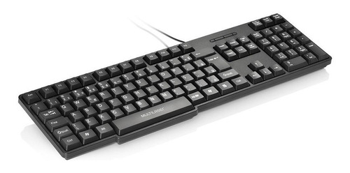 Imagem 2 de 4 de Teclado Slim Preto Usb Básico Multilaser Tc213