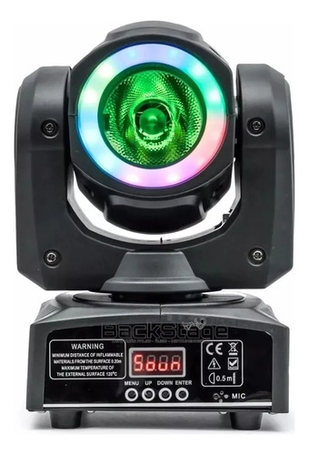 6 Mini Moving Farol Beam 60w 2in1 Effect Beam Dj + Mesa Dmx