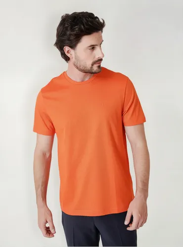Polera Smooth Naranja Calvin Klein
