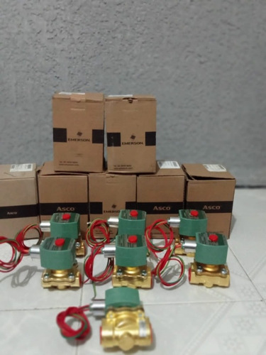 Válvula Solenoide De 3/4 Para Aire 110-120vt Asco