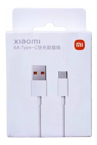 Cable Xiaomi Original Tipo C 90 Grados Amarillo - Super Carga