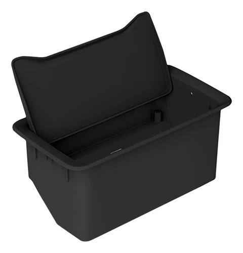 Caixa Embutir Mesa Móveis Slim Completa Tomada Usb Hdmi Rj45 Cor Preto